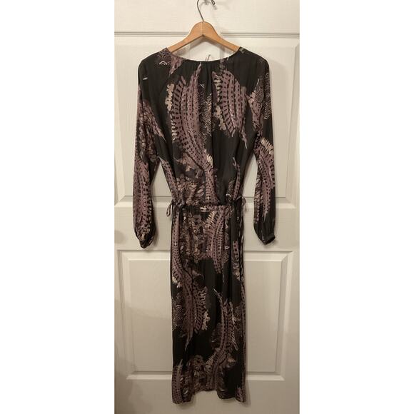 Free People Out of the Woods Maxi Floral Boho Rocker Hippie Chic Dress, S - Picture 13 of 14